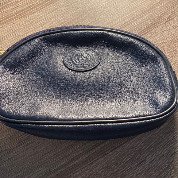 Authentic Gucci Cosmetic Bag, Navy Blue. - Picture 1 of 9